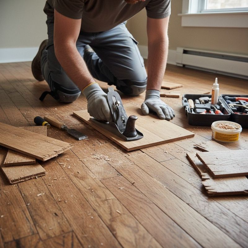 Local Wood Floor Repair Service pros at work
